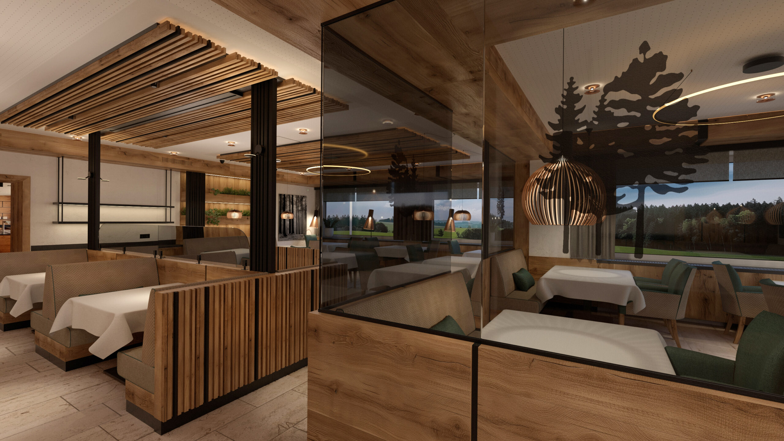 Neues Panorama-Restaurant im Landhotel Waldeck