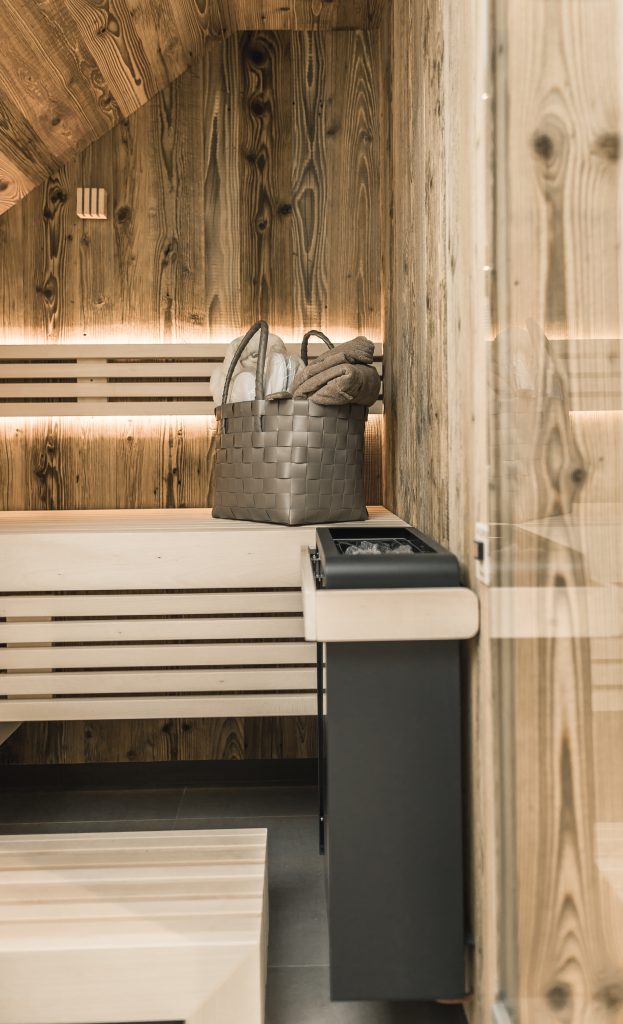 Sauna im Spa-Bereich des Landhotel Waldeck in Fremdingen