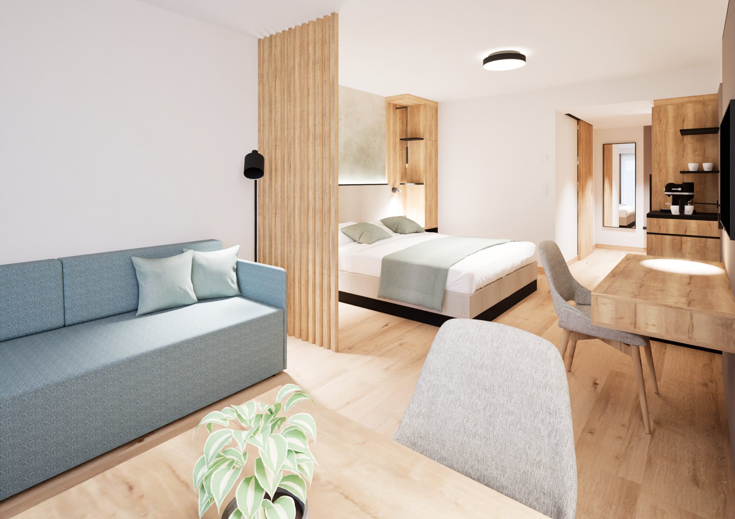 Landflair-Zimmer im Gästehaus - Landhotel Waldeck